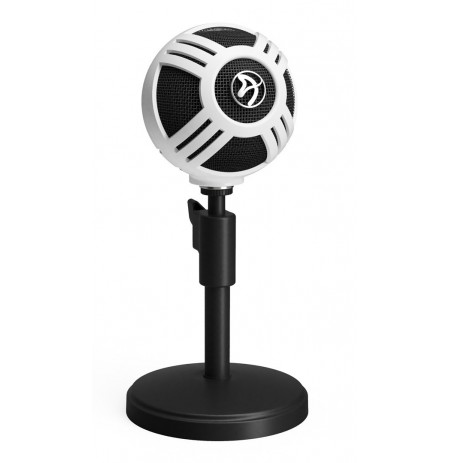 Arozzi Sfera Table Microphone, USB - white