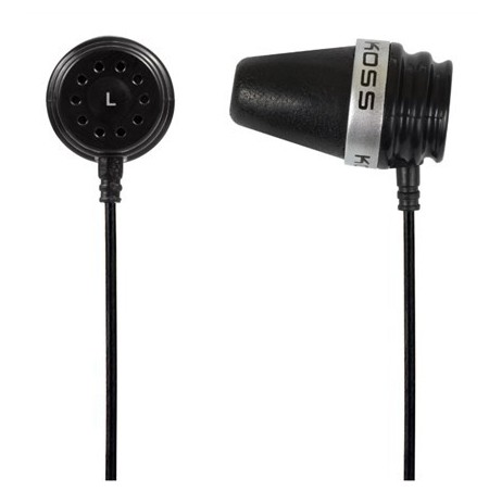 Koss | Sparkplug | Headphones | Wired | In-ear | Noise canceling | Black