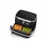 Ninja AF500EU fryer Double 10.4 L Stand-alone 2470 W Hot air fryer Black, Stainless steel