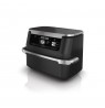 Ninja AF500EU fryer Double 10.4 L Stand-alone 2470 W Hot air fryer Black, Stainless steel