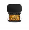 Ninja AF500EU fryer Double 10.4 L Stand-alone 2470 W Hot air fryer Black, Stainless steel