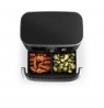 Ninja AF500EU fryer Double 10.4 L Stand-alone 2470 W Hot air fryer Black, Stainless steel