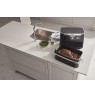 Ninja AF500EU fryer Double 10.4 L Stand-alone 2470 W Hot air fryer Black, Stainless steel