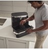 Ninja AF500EU fryer Double 10.4 L Stand-alone 2470 W Hot air fryer Black, Stainless steel