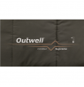 Outwell Contour Sleeping Bag, Left zipper, Supreme Coffee