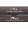 Outwell Contour Sleeping Bag, Left zipper, Supreme Coffee