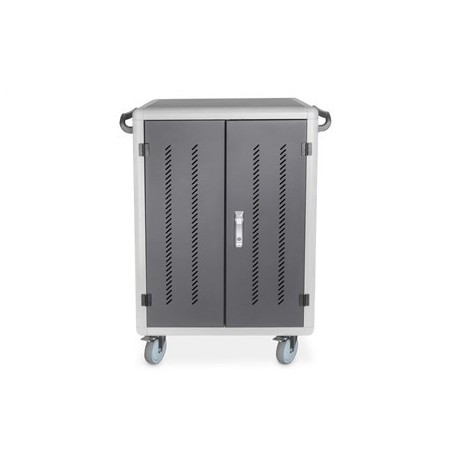 Digitus | Black | Charging Trolley 30 Notebooks / Tablets up to 15.6" | Pressure lock system with swiveling lever handle on the