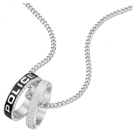 Police Duo Necklace For Men PEAGN0032701
