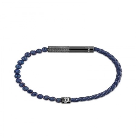 Apyrankė Police Twine Bracelet for Men Stainless Steel with beads and Leather PEAGB0012502