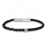 Apyrankė Police Twine Bracelet for Men Stainless Steel with beads and Leather PEAGB0012501