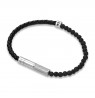 Apyrankė Police Twine Bracelet for Men Stainless Steel with beads and Leather PEAGB0012501
