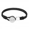 Apyrankė Police - Deep-Set Bracelet for Men Stainless Steel With Leather  PEAGB0005801