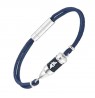 Apyrankė Police Showpiece Bracelet for Men Stainless Steel With cord  PEAGB0005607