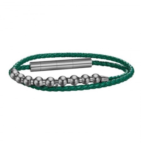 Apyrankė Police Showpiece Bracelet for Men Stainless Steel With cord PEAGB0005447