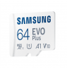 Samsung | MicroSD Card | EVO Plus | 64 GB | microSDXC Memory Card | Flash memory class U1, V10, A1