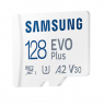 Samsung | MicroSD Card | EVO Plus | 128 GB | microSDXC Memory Card | Flash memory class U3, V30, A2