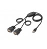 Digitus USB 2.0 to 2x RS232 Cable