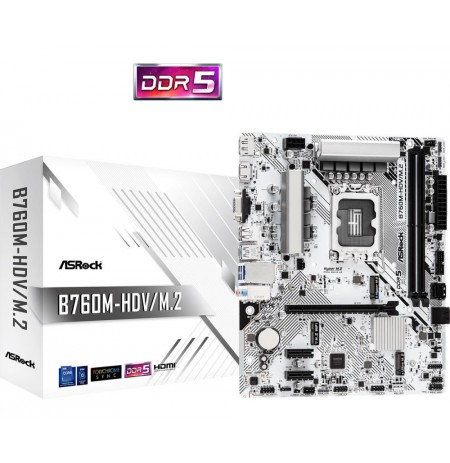MB B760 S1700 MATX/B760M-HDV/M.2 ASROCK