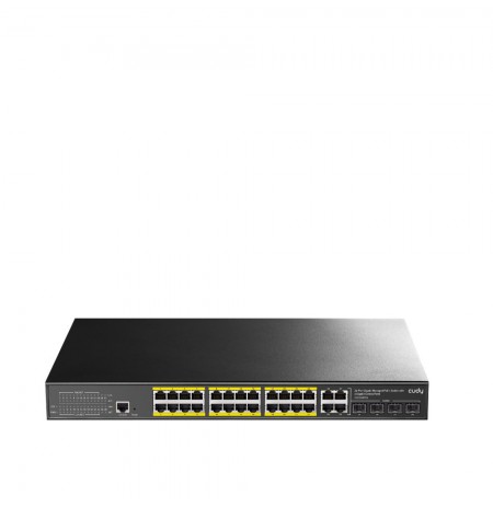 Cudy GS2028PS4 Managed L2 Gigabit Ethernet (10/100/1000) Power over Ethernet (PoE) 1U Black