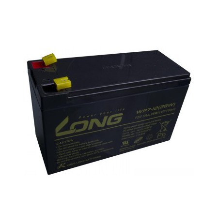 LONG 12V 7AH LEAD-ACID BATTERY F1 (WPS7-12)