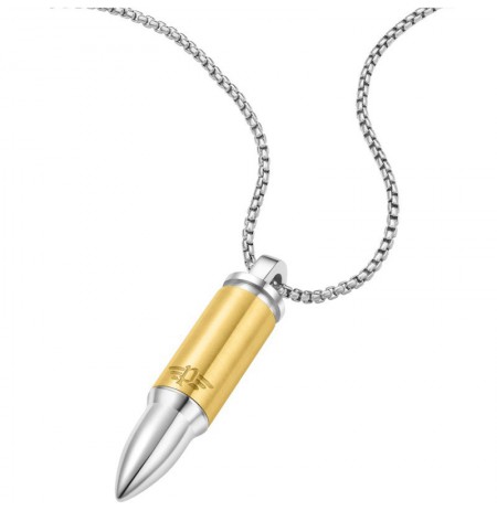 Vėrinys + pakabukas Police Bullet Necklace  For Men PEAGN0034103