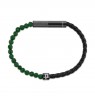 Apyrankė Police Twine Bracelet for Men Stainless Steel with beads and Leather PEAGB0012504