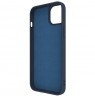 Apple iPhone 15 Plus MagSafe Soft Touch Cover By Muvit Dark Blue