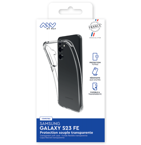 Samsung Galaxy S23 FE France Soft Cover By My Way Transparent