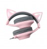 Foxxray Shining Cat Gaming Headset Wired Black/Pink