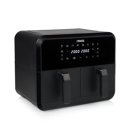 Double Basket Airfryer | 182068 | Power 2400 W | Capacity 8 L | Black