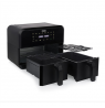 Double Basket Airfryer | 182068 | Power 2400 W | Capacity 8 L | Black