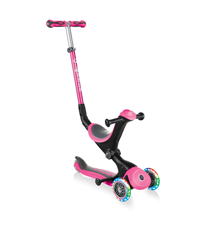 Globber Scooter Go Up Deluxe Lights Scooter Pink