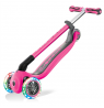 Globber Scooter Go Up Deluxe Lights Scooter Pink