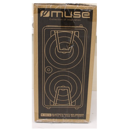 SALE OUT. Muse M-1820 DJ Bluetooth Party Box Speaker With CD and Battery