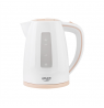 Adler | Kettle | AD 1264 | Standard | 2200 W | 1.7 L | Plastic | 360° rotational base | White