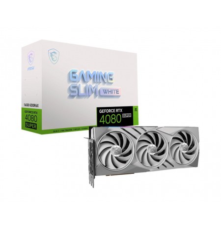 MSI GeForce RTX 4080 SUPER 16GB GAMING X SLIM WHITE