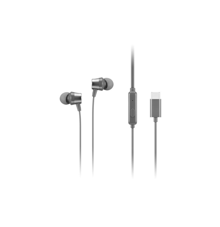 Lenovo | 300 USB-C In-Ear Headphone | GXD1J77353 | Built-in microphone | Wired | Grey