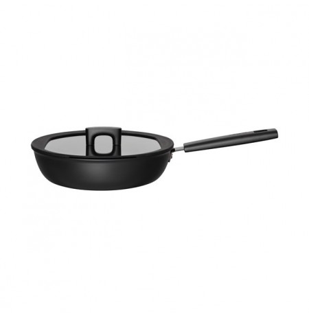 FISKARS CHEF'S FRYING PAN 28 cm WITH LID HARD FACE