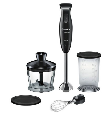 Bosch | CleverMixx MSM2650B | Blender | Hand Blender | 600 W | Number of speeds 12 | Chopper | Black