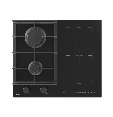 MPM-60-IMG-22 - Gas-induction cooktop, black