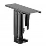 Maclean MC-885 B Under Desk Computer Holder Black Adjustable Max. 10kg.