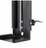 Maclean MC-885 B Under Desk Computer Holder Black Adjustable Max. 10kg.