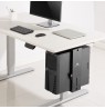 Maclean MC-885 B Under Desk Computer Holder Black Adjustable Max. 10kg.