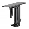 Maclean MC-885 B Under Desk Computer Holder Black Adjustable Max. 10kg.