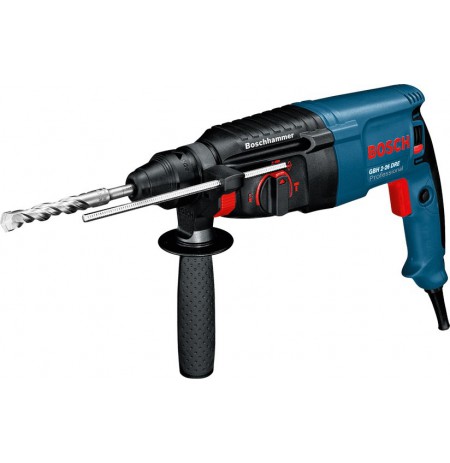 BOSCH ROTARY HAMMER DRILL WITH FORGING OPTION 800W 2.7J GBH 2-26 DRE