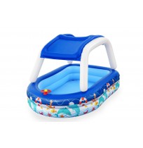 Bestway Sea Captain Inflatable Family Pool with UV Careful Sunshade