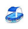 Bestway Sea Captain Inflatable Family Pool with UV Careful Sunshade