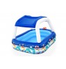 Bestway Sea Captain Inflatable Family Pool with UV Careful Sunshade