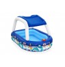 Bestway Sea Captain Inflatable Family Pool with UV Careful Sunshade