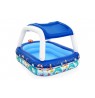 Bestway Sea Captain Inflatable Family Pool with UV Careful Sunshade